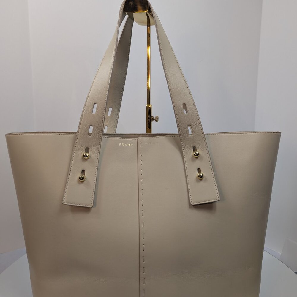Frame Beige/Cream Le Second Tote - Picture 6 of 13